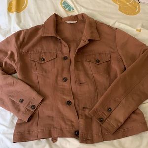 Brown lightweight outerwear